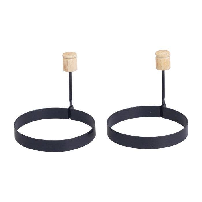 HIC Kitchen Non-Stick Egg Ring, Set Of 2